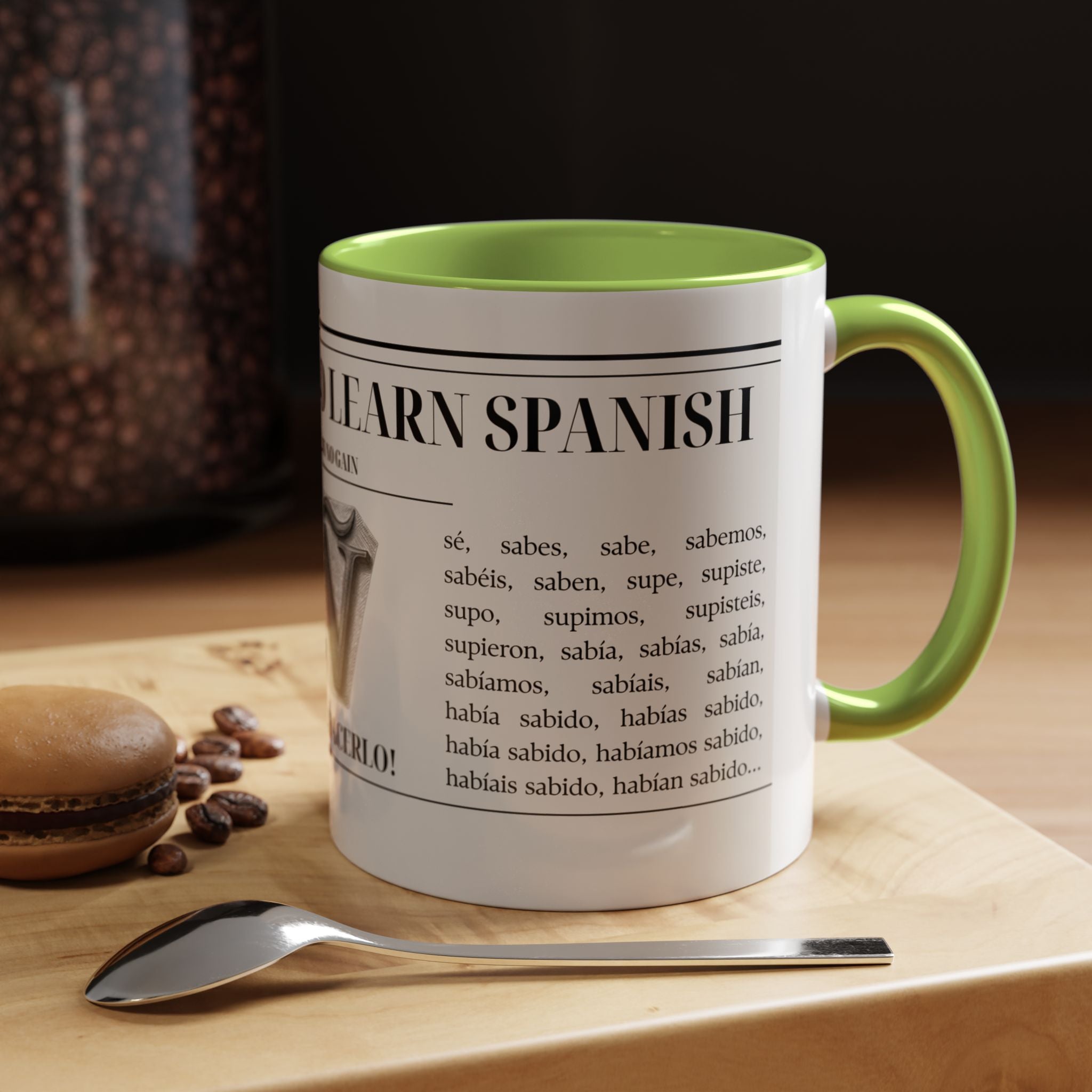 The "Keep Calm & Conquer Spanish" Ceramic Mug ☕️🇪🇸