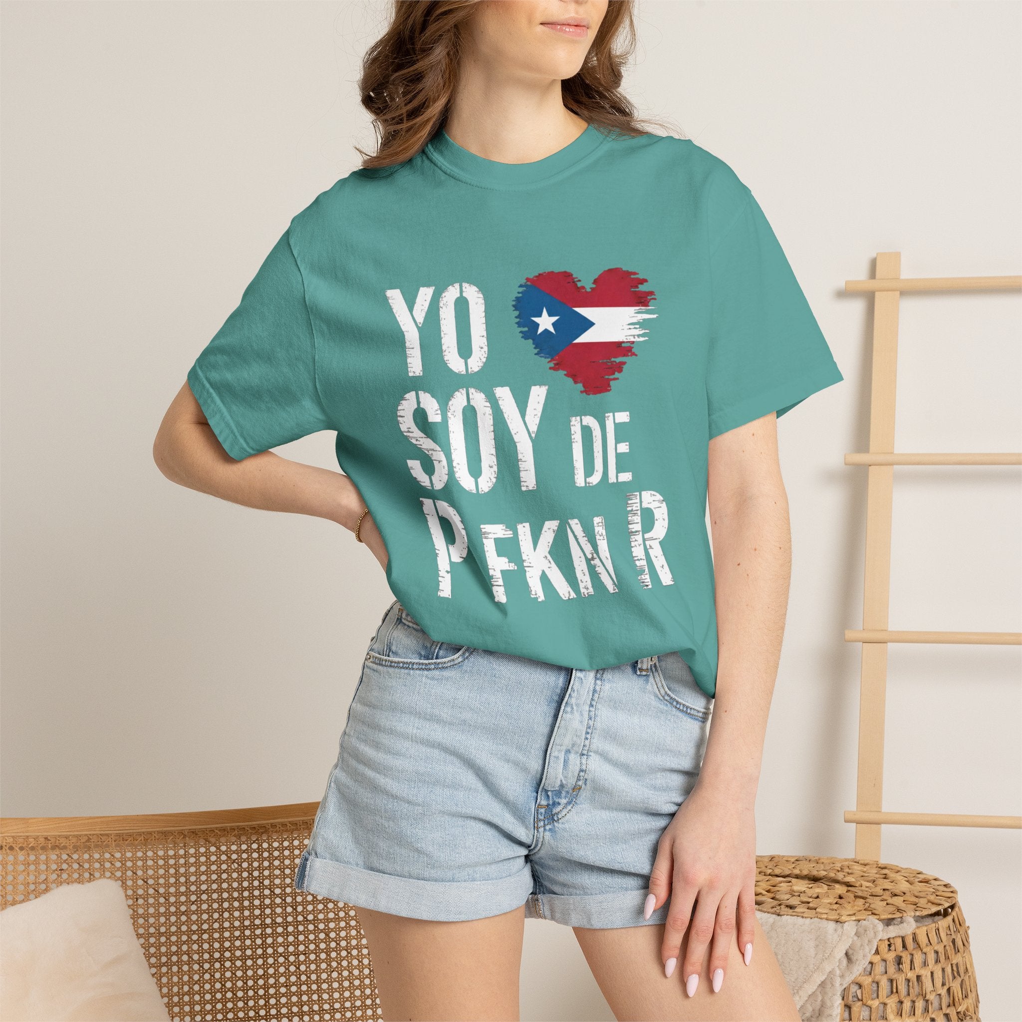 YO SOY DE PFKNR Comfort Colors® Garment-Dyed Tee - The Ultimate Puerto Rican Pride Shirt