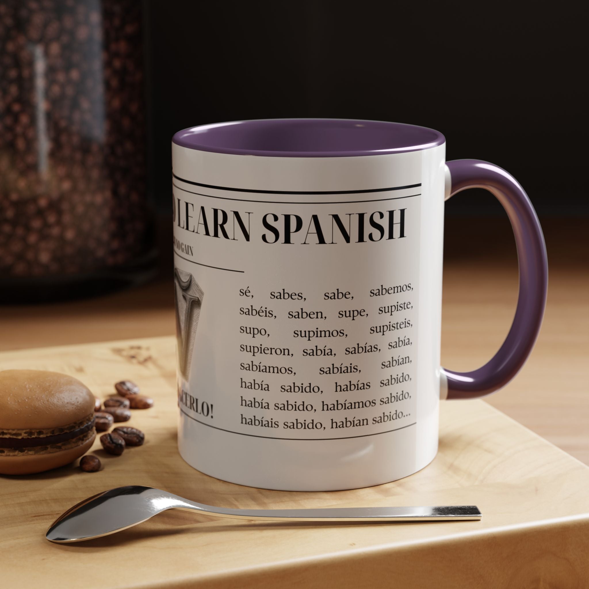 The "Keep Calm & Conquer Spanish" Ceramic Mug ☕️🇪🇸