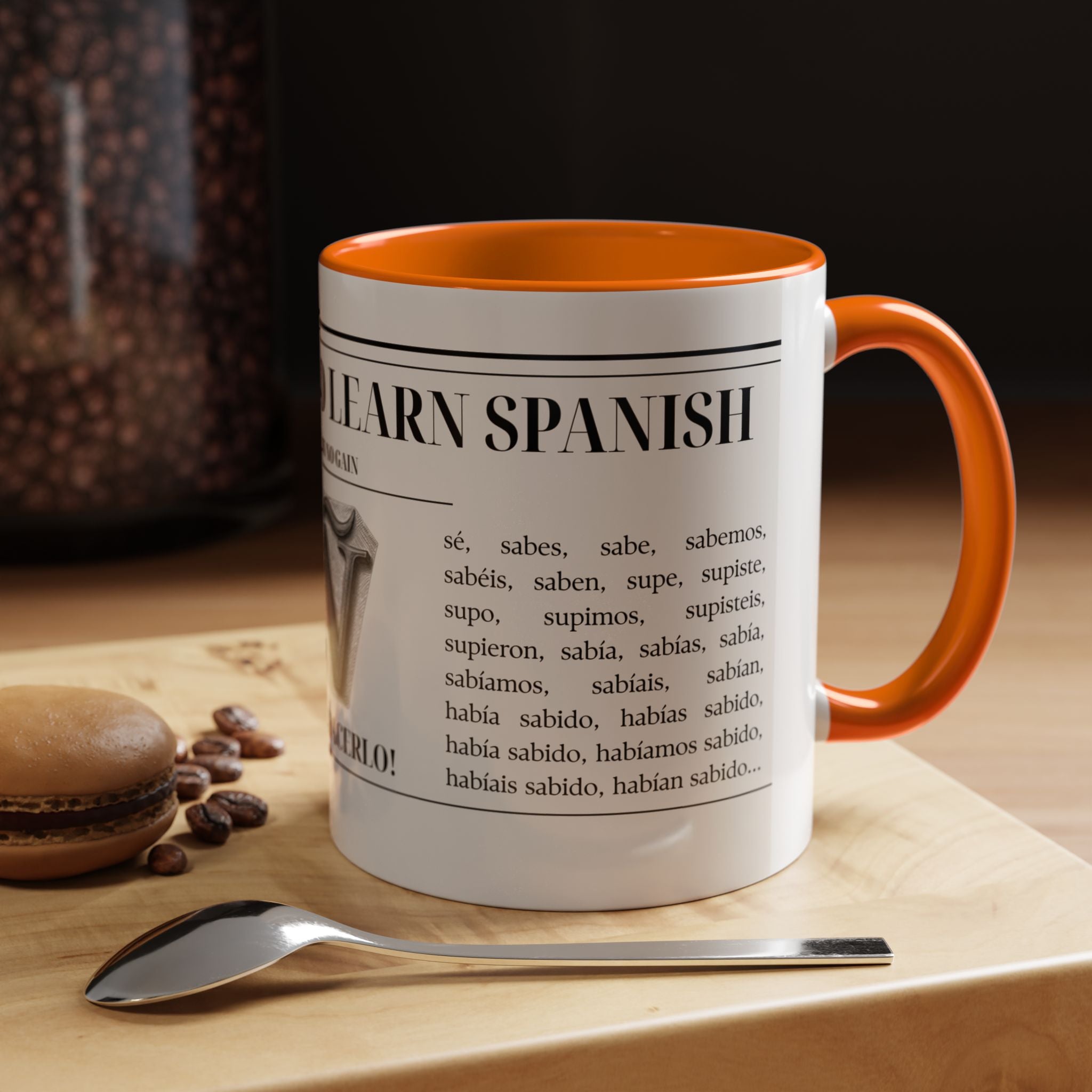The "Keep Calm & Conquer Spanish" Ceramic Mug ☕️🇪🇸