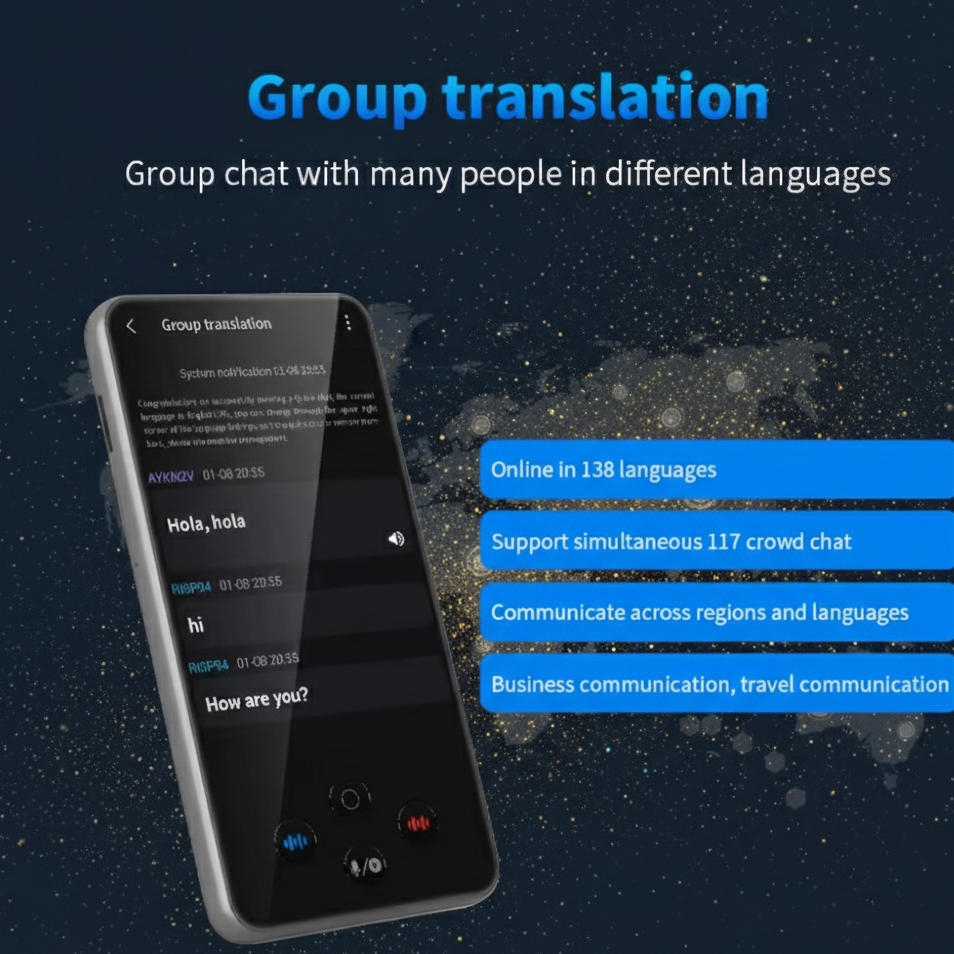 S85 pro Language Translator Device 4 inch 138 Languages Voice Video Recording Translating Offline Translation 8GB 2000mAh