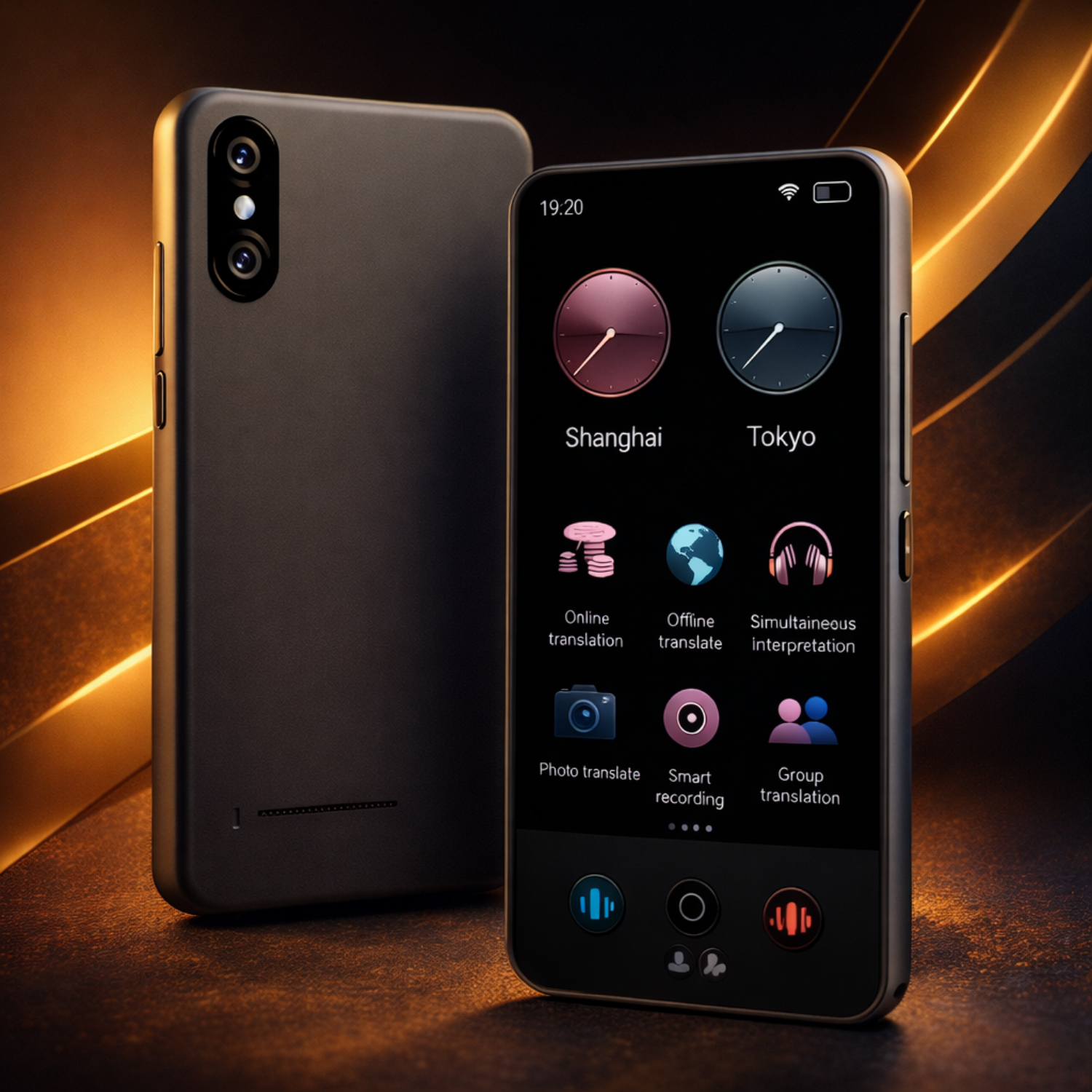 S85 pro Language Translator Device 4 inch 138 Languages Voice Video Recording Translating Offline Translation 8GB 2000mAh