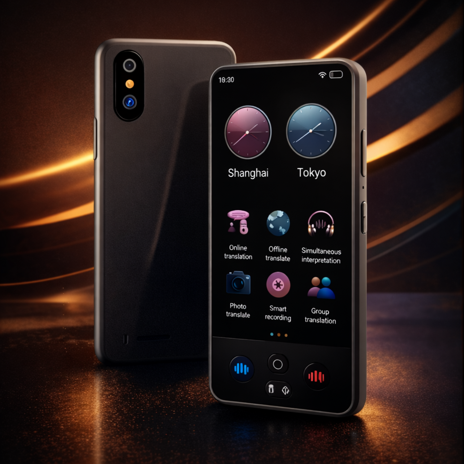 S85 pro Language Translator Device 4 inch 138 Languages Voice Video Recording Translating Offline Translation 8GB 2000mAh