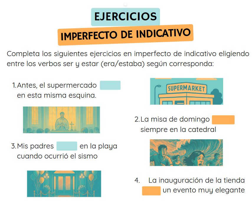 Ser vs. Estar: Events & Locations Imperfect tense! Masterclass (PDF Guide)